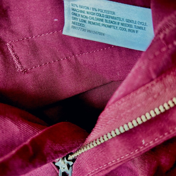 a new day Maroon Wide-Leg Pants— Size 4 - Picture 8 of 8